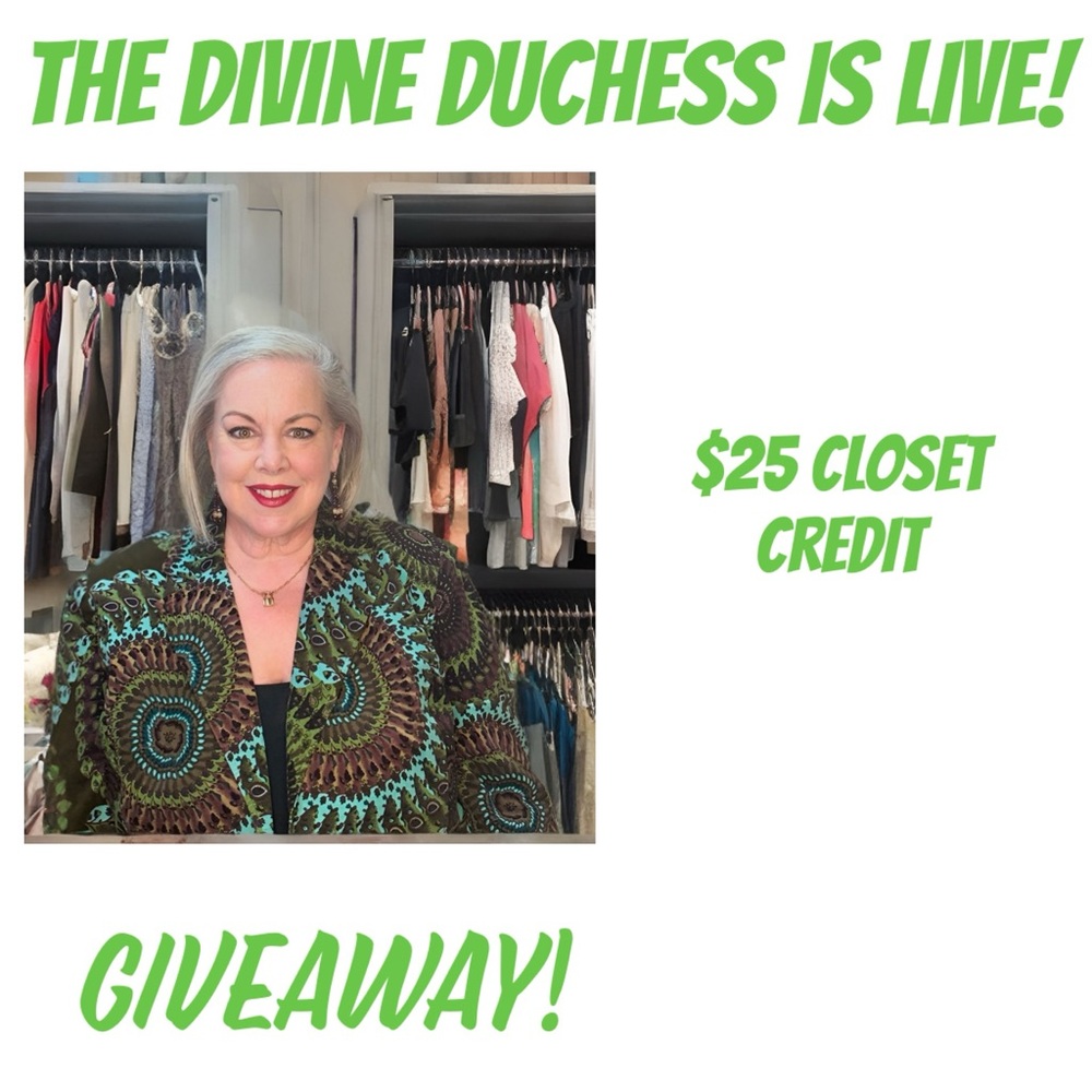 $25 closet credit Giveaway! Just because I love my customers!